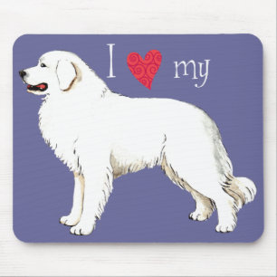 I Love my Great Pyrenees Mouse Pad