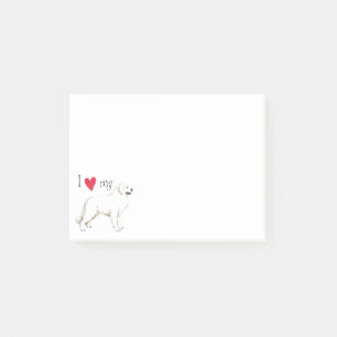 I Love my Great Pyrenees Post-it Notes