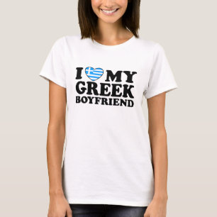 I Love My Greek Boyfriend T-Shirt