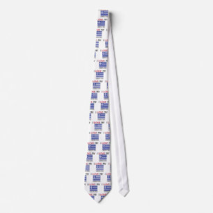 I Love My Greek Dad Tie