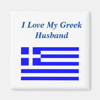 I Love my Greek Husband Magnet