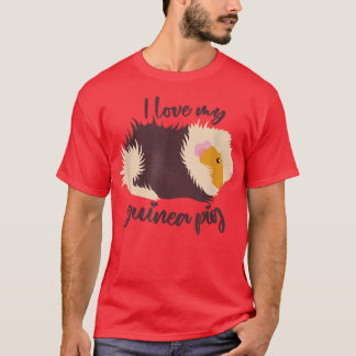 I Love My Guinea Pig Cavy Cute Funny T-Shirt