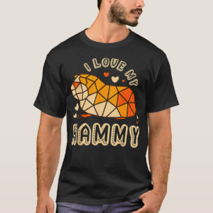 I Love My Hammy Rodent Wheel Small Pet Omnivore T-Shirt