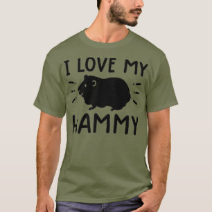 i love my hammy t shirt funny i love my hamster