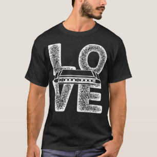 I Love My Harmonica Music Lovers T-Shirt