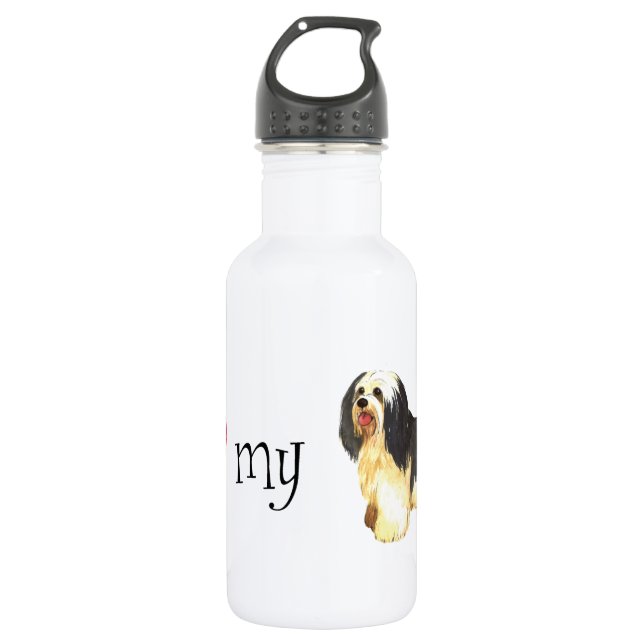 I Love my Havanese 532 Ml Water Bottle (Front)