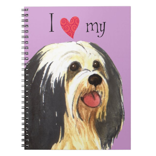 I Love my Havanese Spiral Notebook (Front)