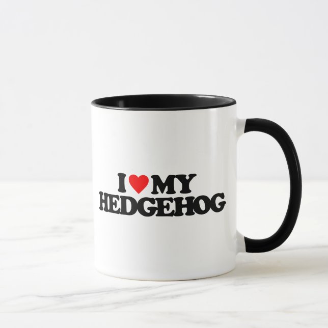 I LOVE MY HEDGEHOG MUG (Right)