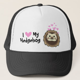I Love My Hedgehog Trucker Hat