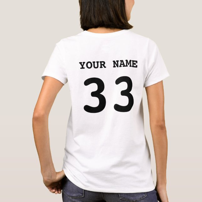 I Love My Hockey Goalie T-Shirt, Back Print T-Shirt (Back)