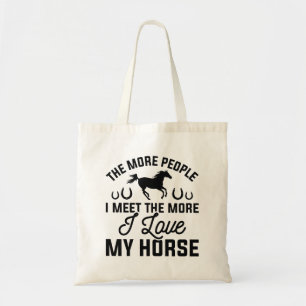 I Love My Horse Tote Bag