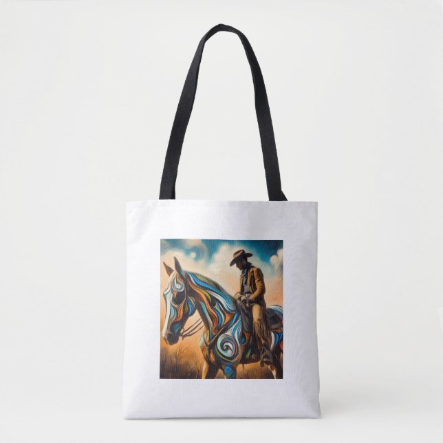 I love my horse tote bag (Front)