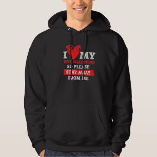 I Love My Hot Girlfriend  Gf I Heart My Hot Girlfr Hoodie