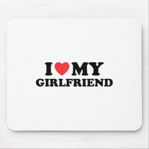 I Love My Hot Girlfriend I Heart My Hot Girlfriend Mouse Pad