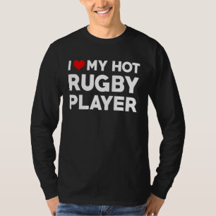 I Love My Hot Husband Cricket Player Fiance T-Shirt