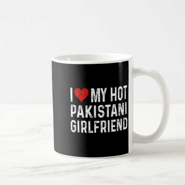 I Love My Hot Pakistani Girlfriend - Heart - Pakis Coffee Mug (Right)