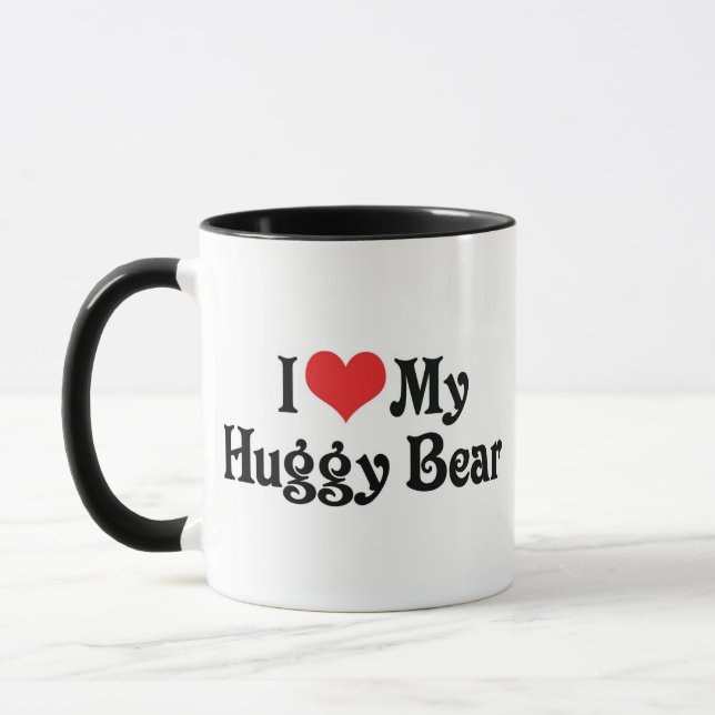 I Love My Huggy Bear Mug (Left)