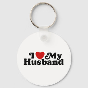 I Love My Husband Key Ring