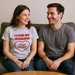 I Love My Husband Photo T-Shirt