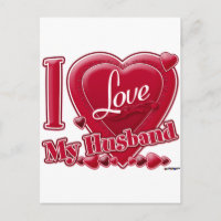 I Love My Husband red - heart