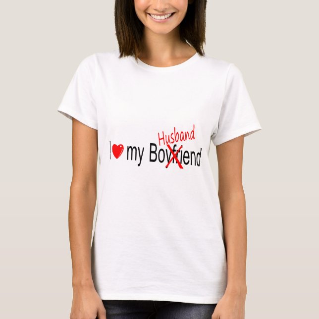 I Love My Husband T-Shirt (Front)