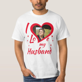 I Love my Husband - T-shirt personalizable