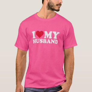 I Love My Husband   Wife Vintage Men Women T-Shirt