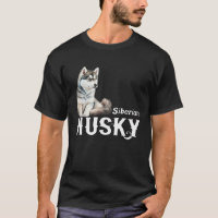 I Love My Husky Cute Sled Dog Siberian Husky