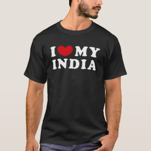 I Love My India, I Heart My India Pullover Hoodie