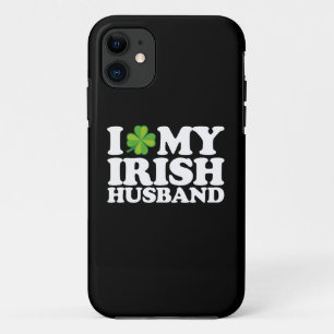 I Love My Irish Husband Couple St Patrick's Day Case-Mate iPhone Case