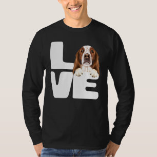 I Love My Irish Red And White Setter Dog T-Shirt