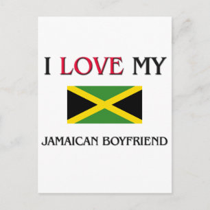 I Love My Jamaican Boyfriend Postcard