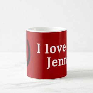 I Love My Jennet Horse Coffee Mug
