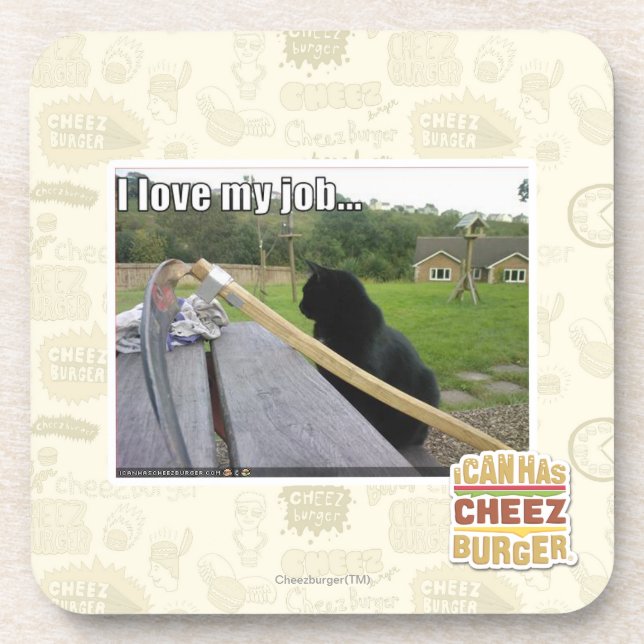 I love my job coaster (Front)