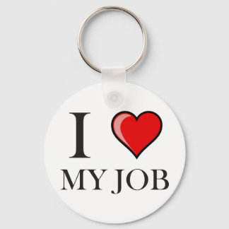 I love my job key ring