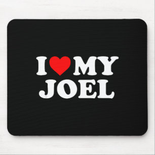 I Love My Joel Mouse Pad