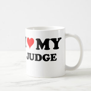 I Love My Judge Coffee Mug