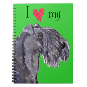 I Love my Kerry Blue Terrier Notebook