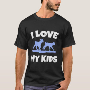 I Love My Kids For A Goat Farmer Gift T-Shirt