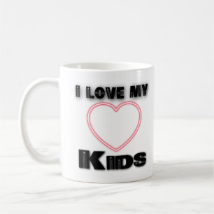 I love my kids t shirt,love shirts,valentine women coffee mug