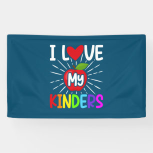 I Love My Kinders Back To School Banner
