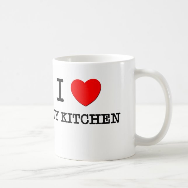 I Love My Kitchen Coffee Mug (Right)