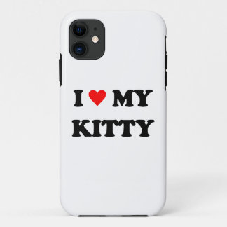 I Love My Kitty iPhone 11 Case