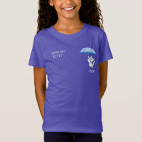 "I LOVE MY KITTY" girls t-shirt with pets name.