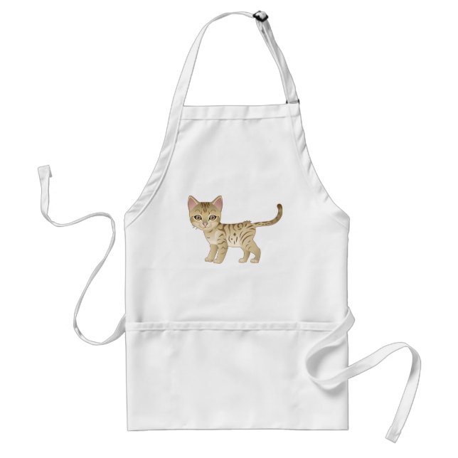 I Love My Kitty Standard Apron (Front)