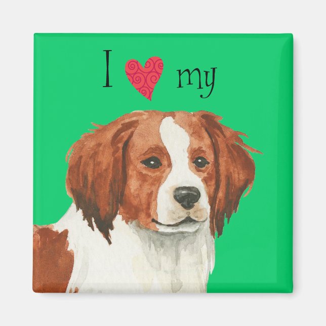 I Love my Kooikerhondje Magnet (Front)