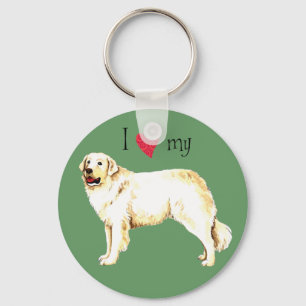 I Love my Kuvasz Key Ring