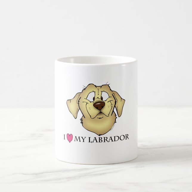 I love my labrador mug (Center)