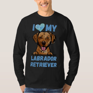 I Love My Labrador Retriever! Watercolor Original T-Shirt