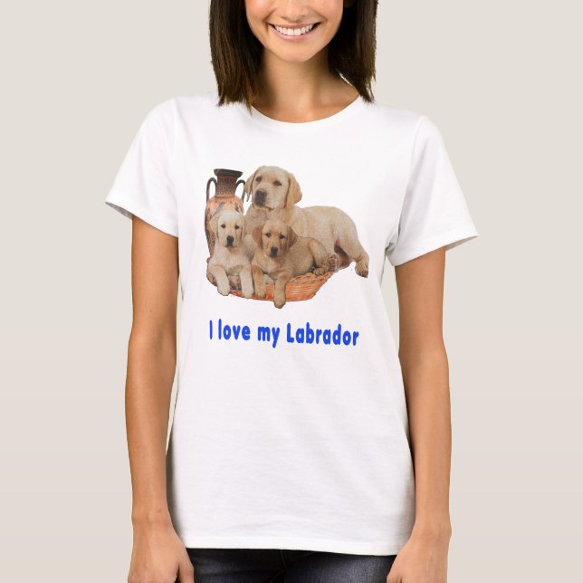 I love My Labrador T-Shirt (Front)